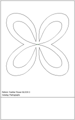 feather flower block